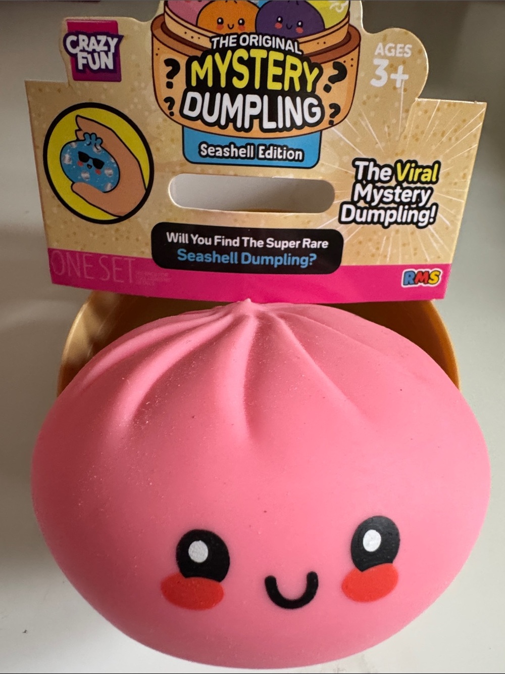 Legit RMS Mystery Dumpling Squishy Toy - Muted Pink Limited time sale
